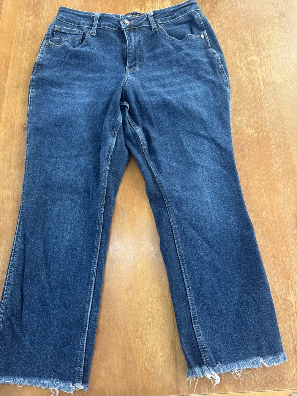 Judy Blue Deep Blue Straight-Leg Women's Jeans